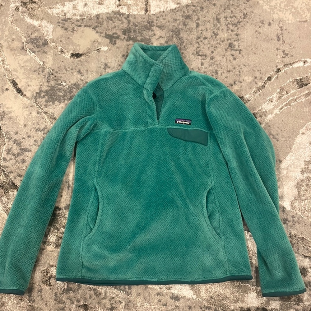 Teal Patagonia Pullover